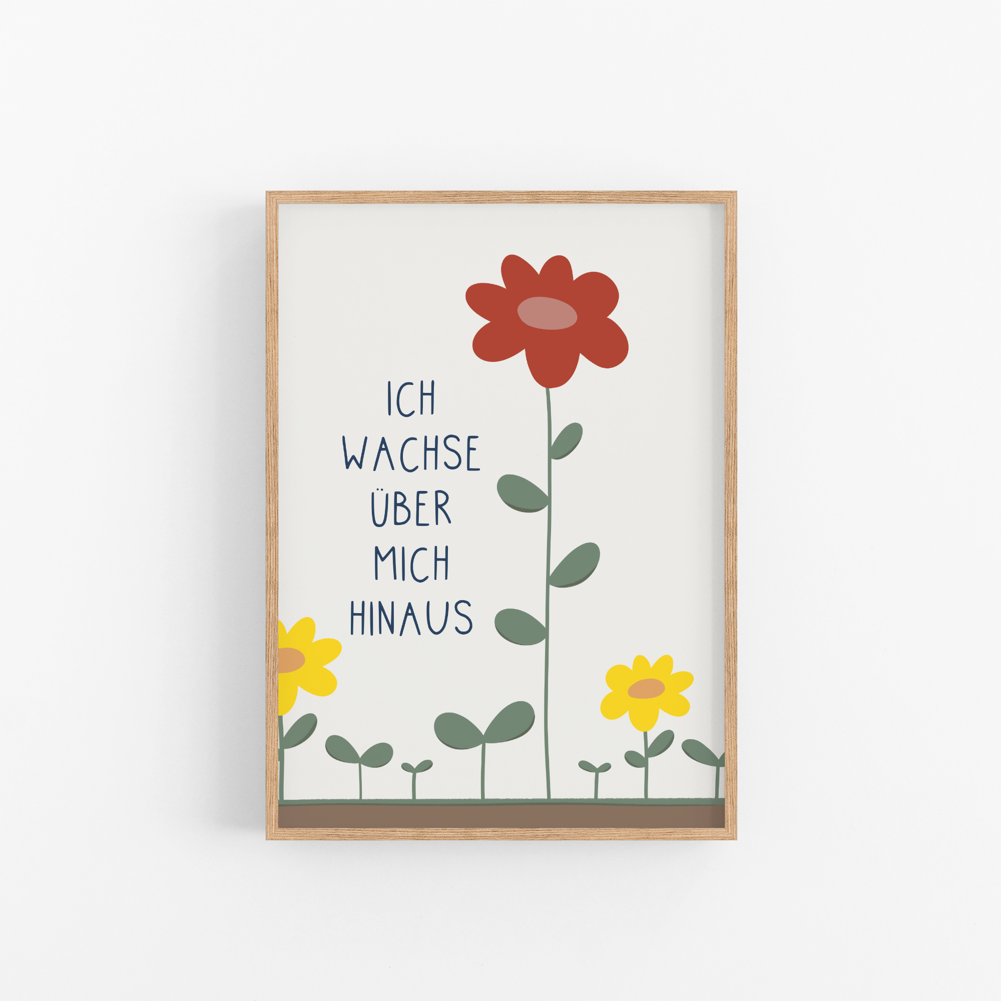 Poster 02 "Ich wachse über mich hinaus" Mutmachposter A3 - DieGrundschulkiste X misserena