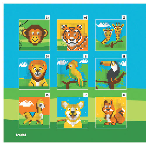 PIXEL STAMP Tiere