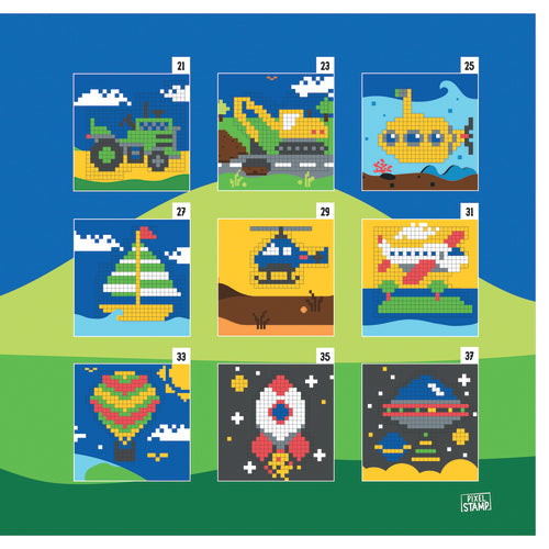 PIXEL STAMP Fahrzeuge