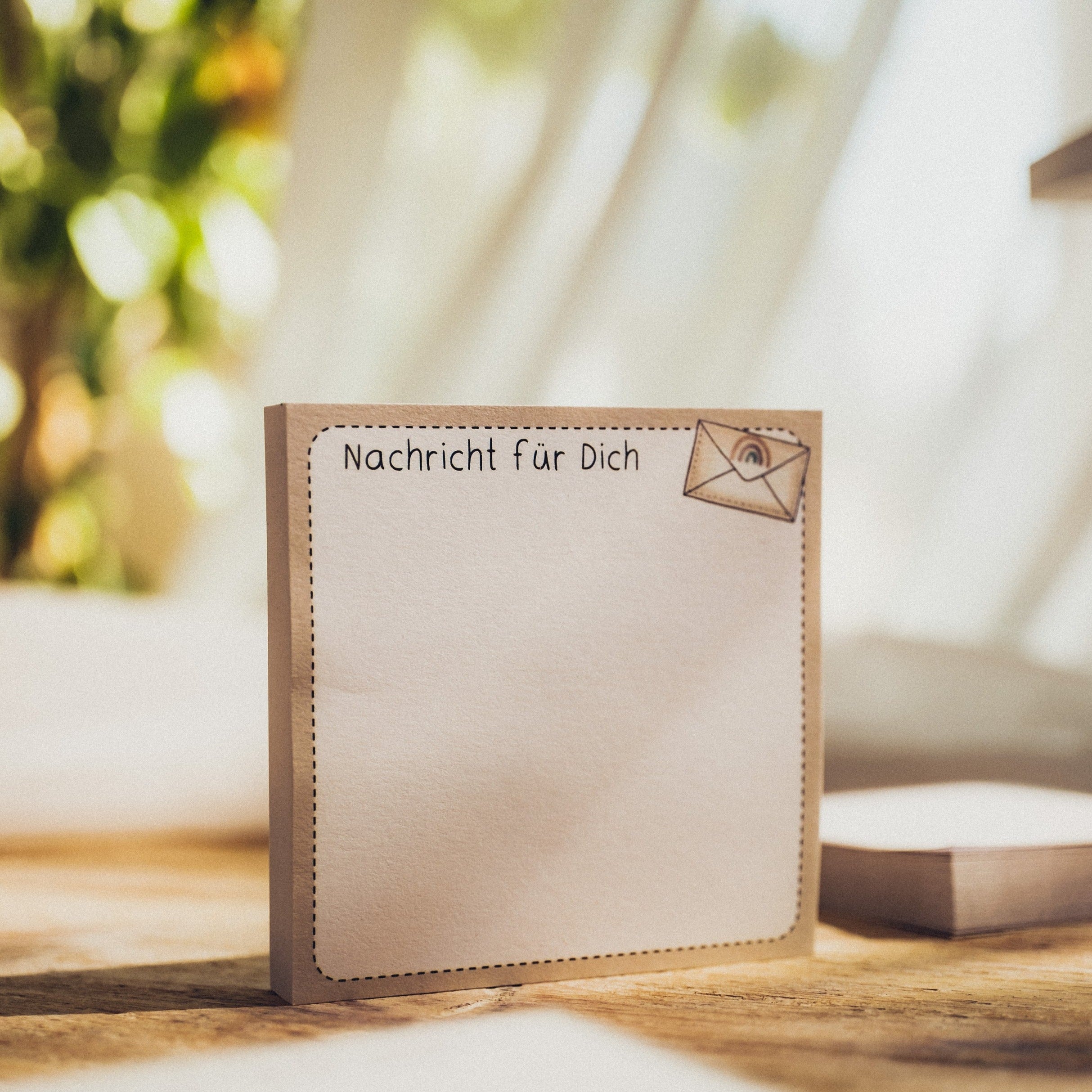 Haftnotizen - 4er-Set (Nachricht für Dich, Lobzettel blau, Lobzettel grün, Bitte mitbringen)
