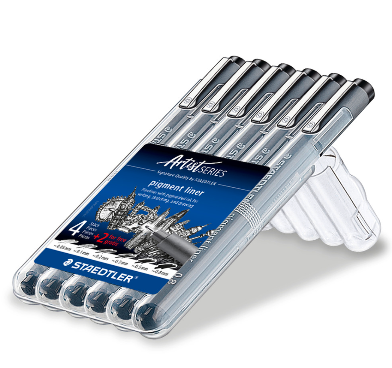 STAEDTLER Artist SERIES Pigment liner 4 +2