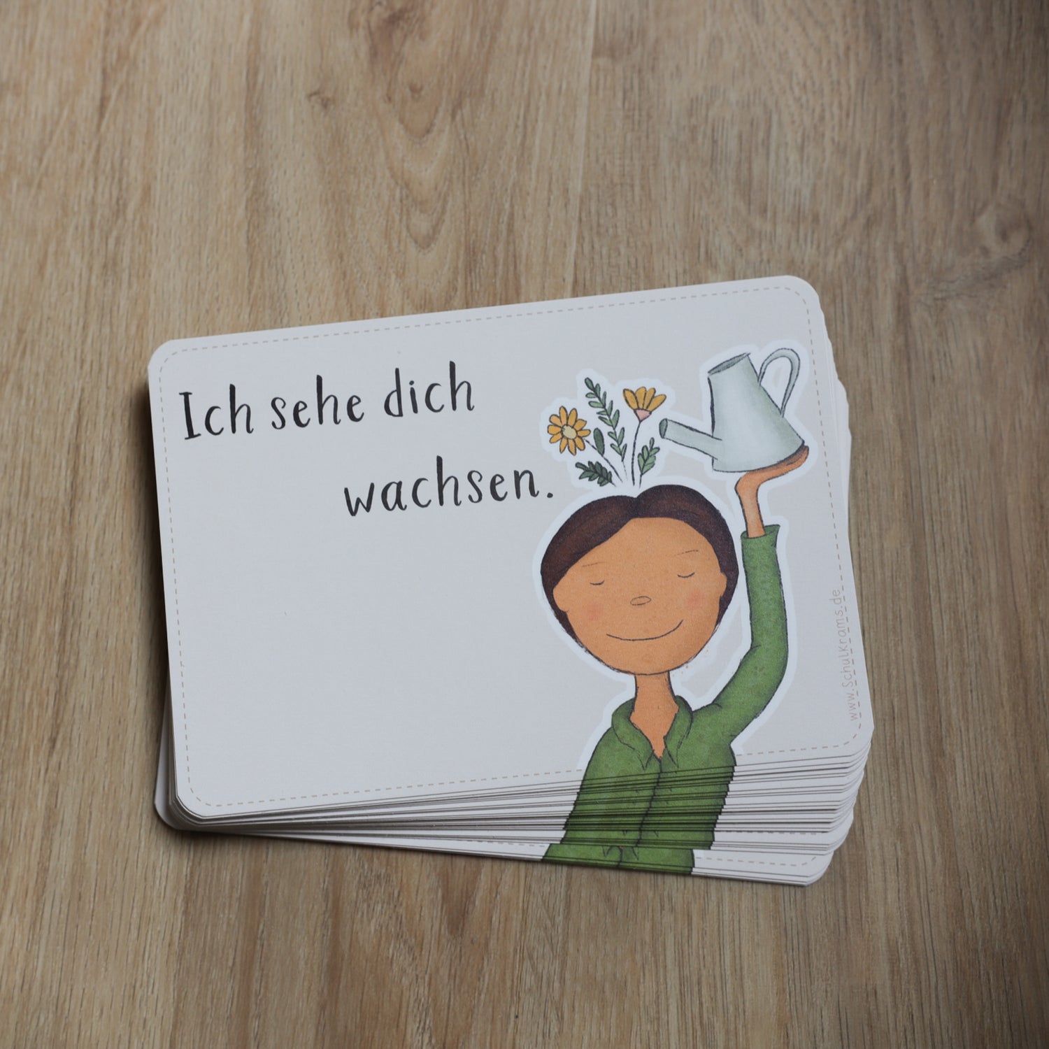 Postkarte Growth Mindset "Ich sehe dich wachsen."