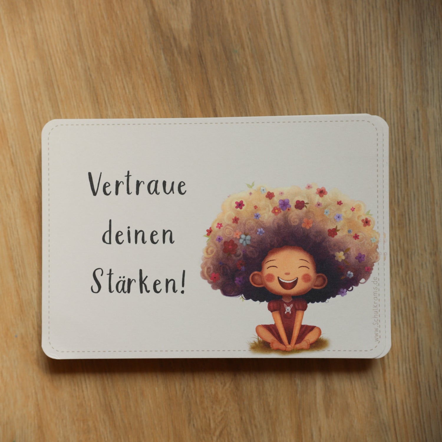 Postkarte Growth Mindset "Vertraue deinen Stärken!"