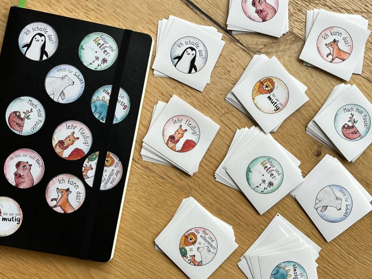 Doodleteacher - Mutmach-Sticker (100er- Set)