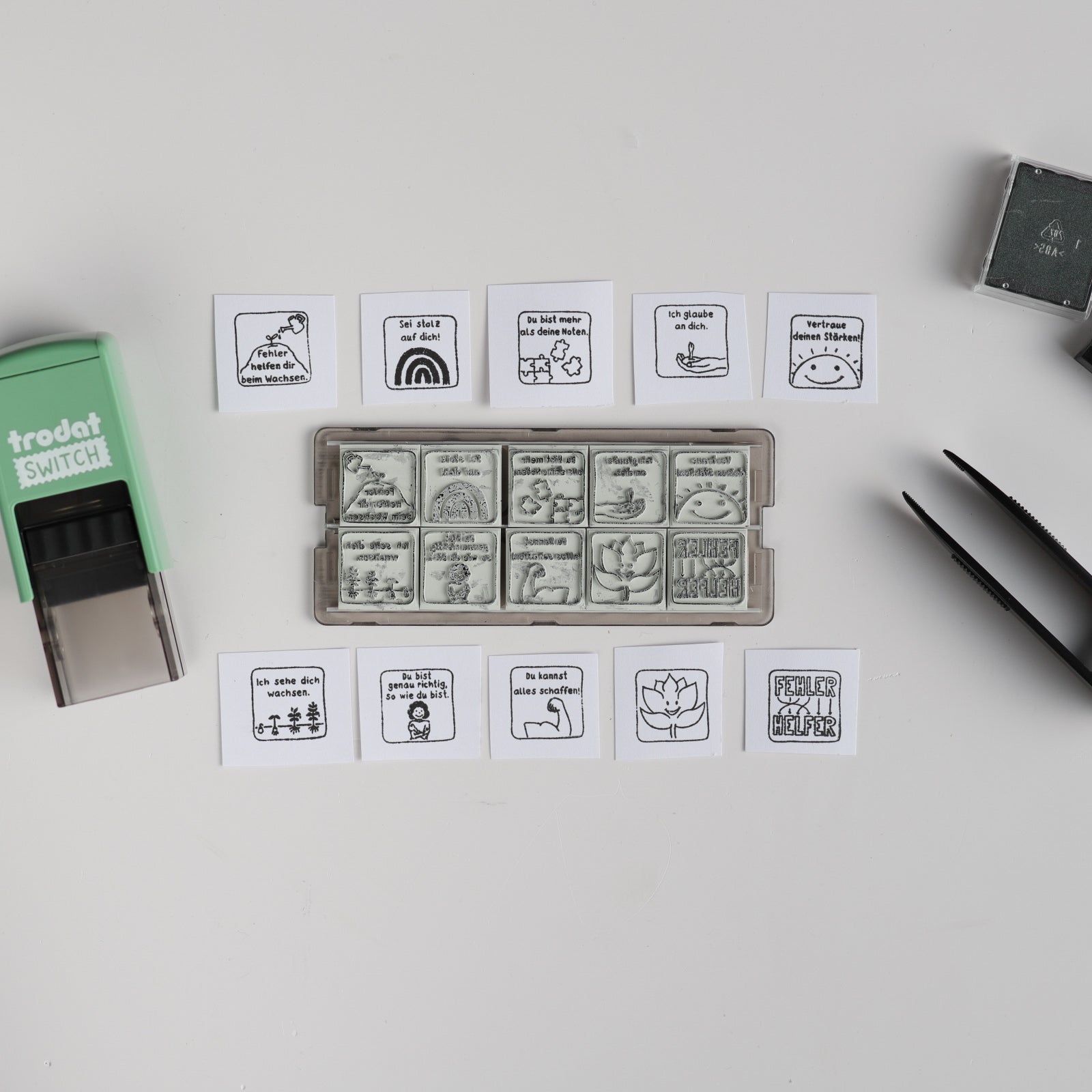 SWITCH Stempelset Growth Mindset - 10 Motive zum Wechseln