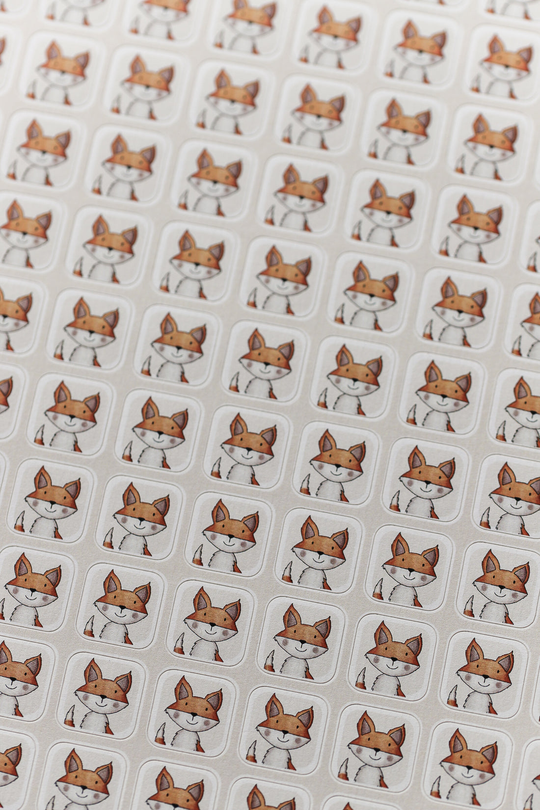 Stickerbogen Fuchs
