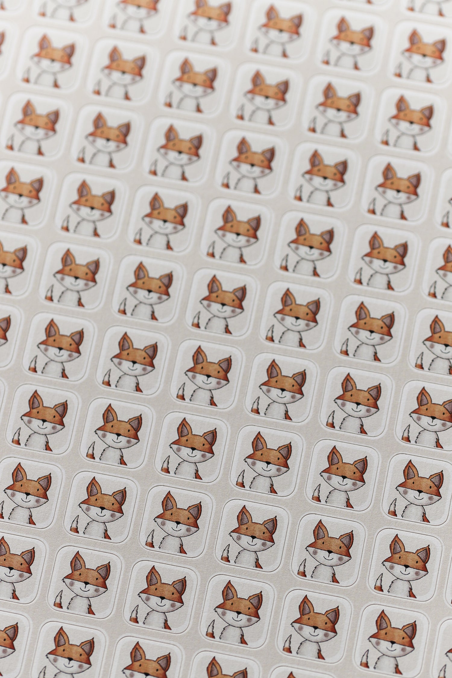 Stickerbogen Fuchs