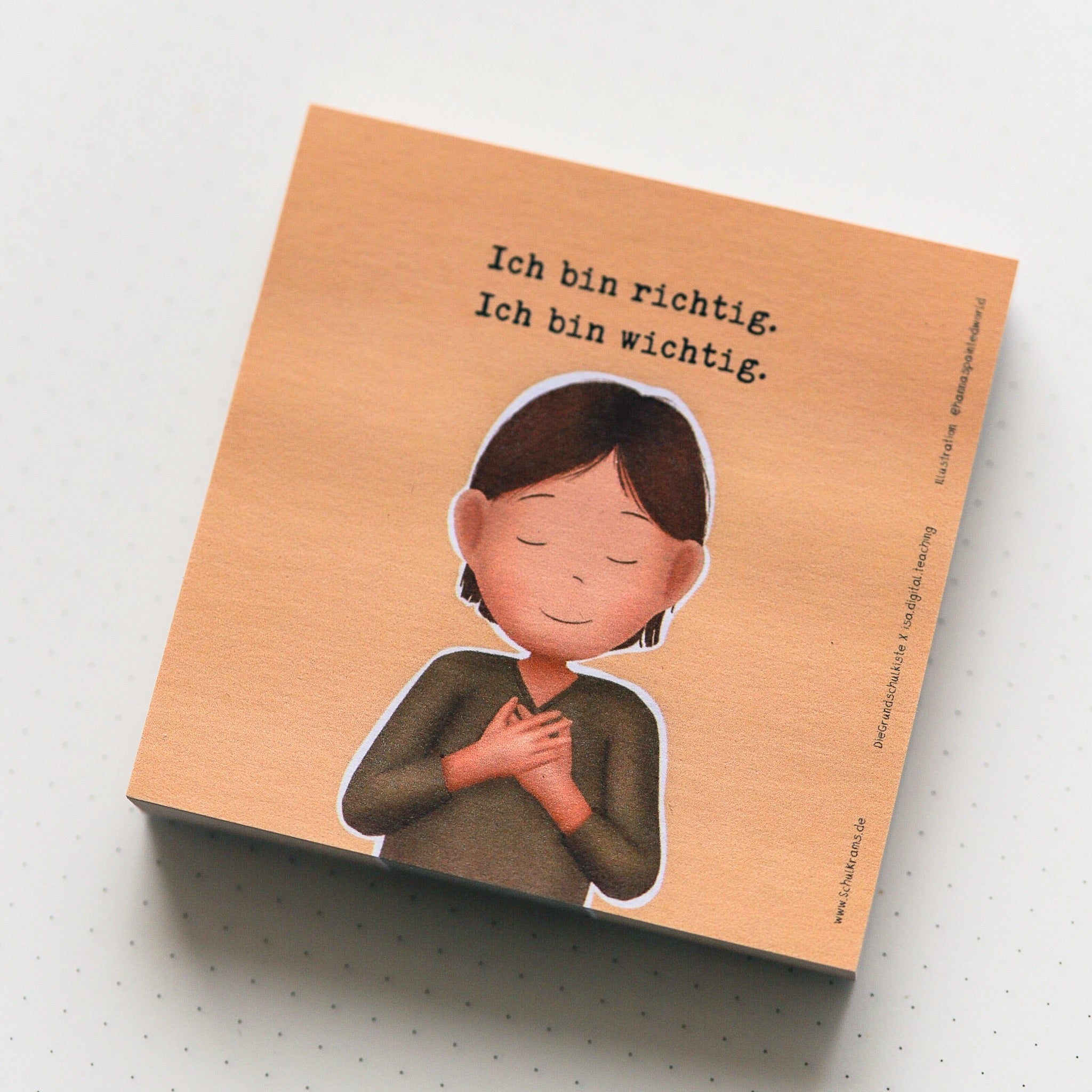 Haftnotiz Affirmationen Mix - 20 Blatt von jedem Motiv
