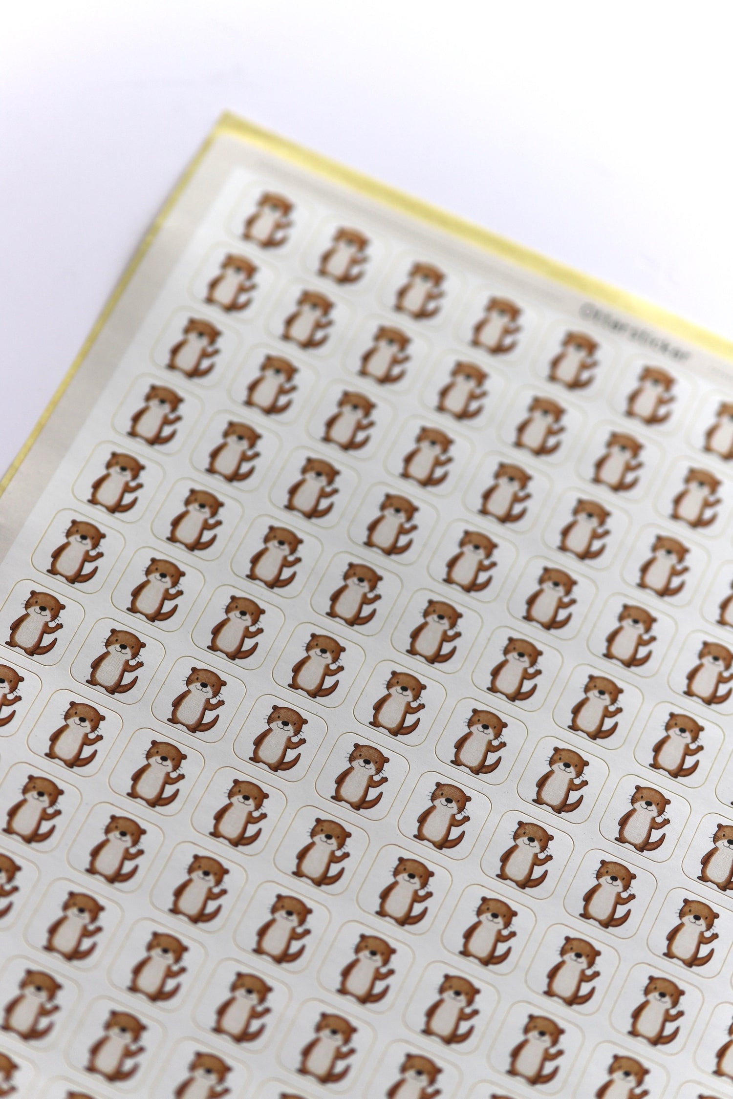 Stickerbogen Otter