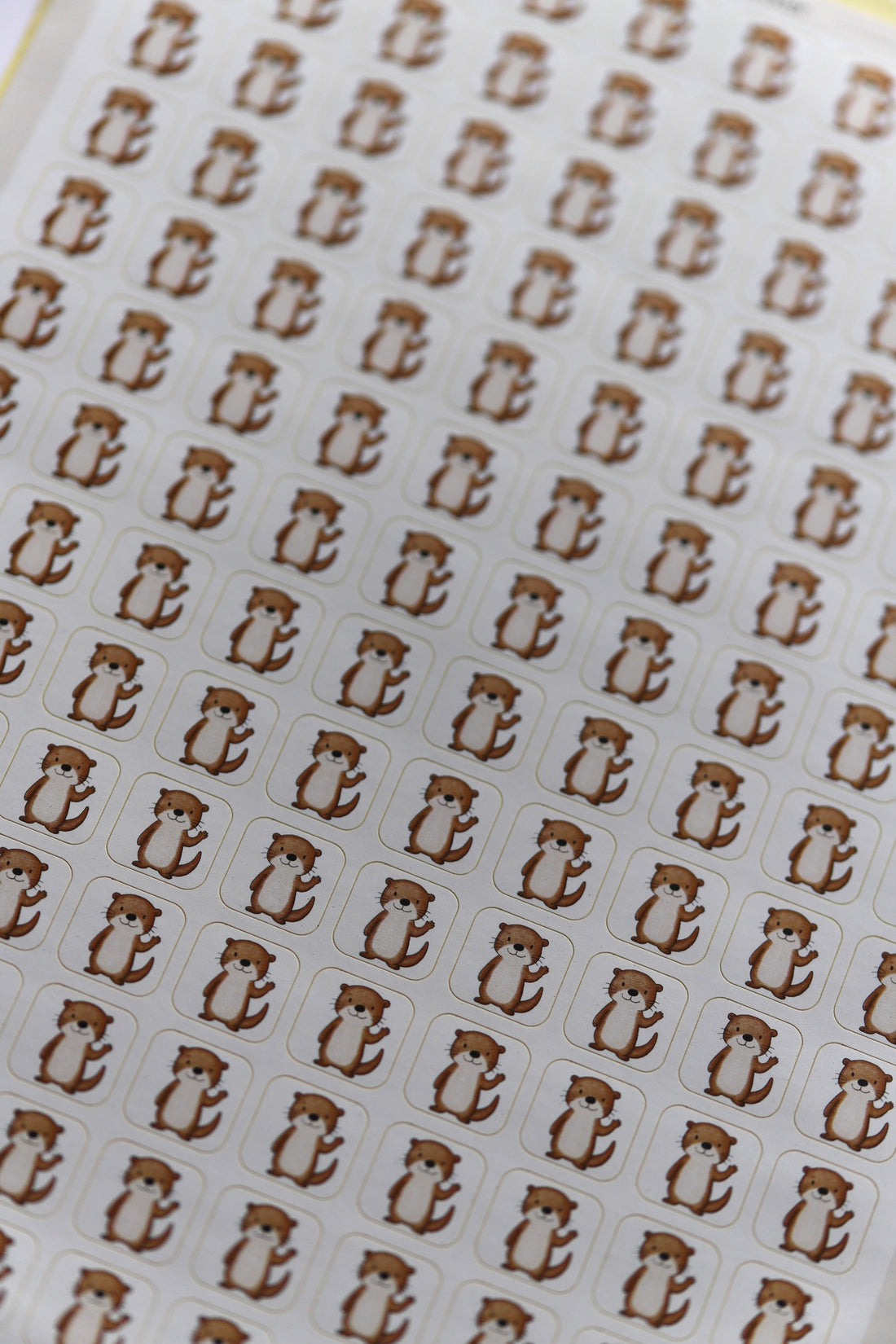 Stickerbogen Otter