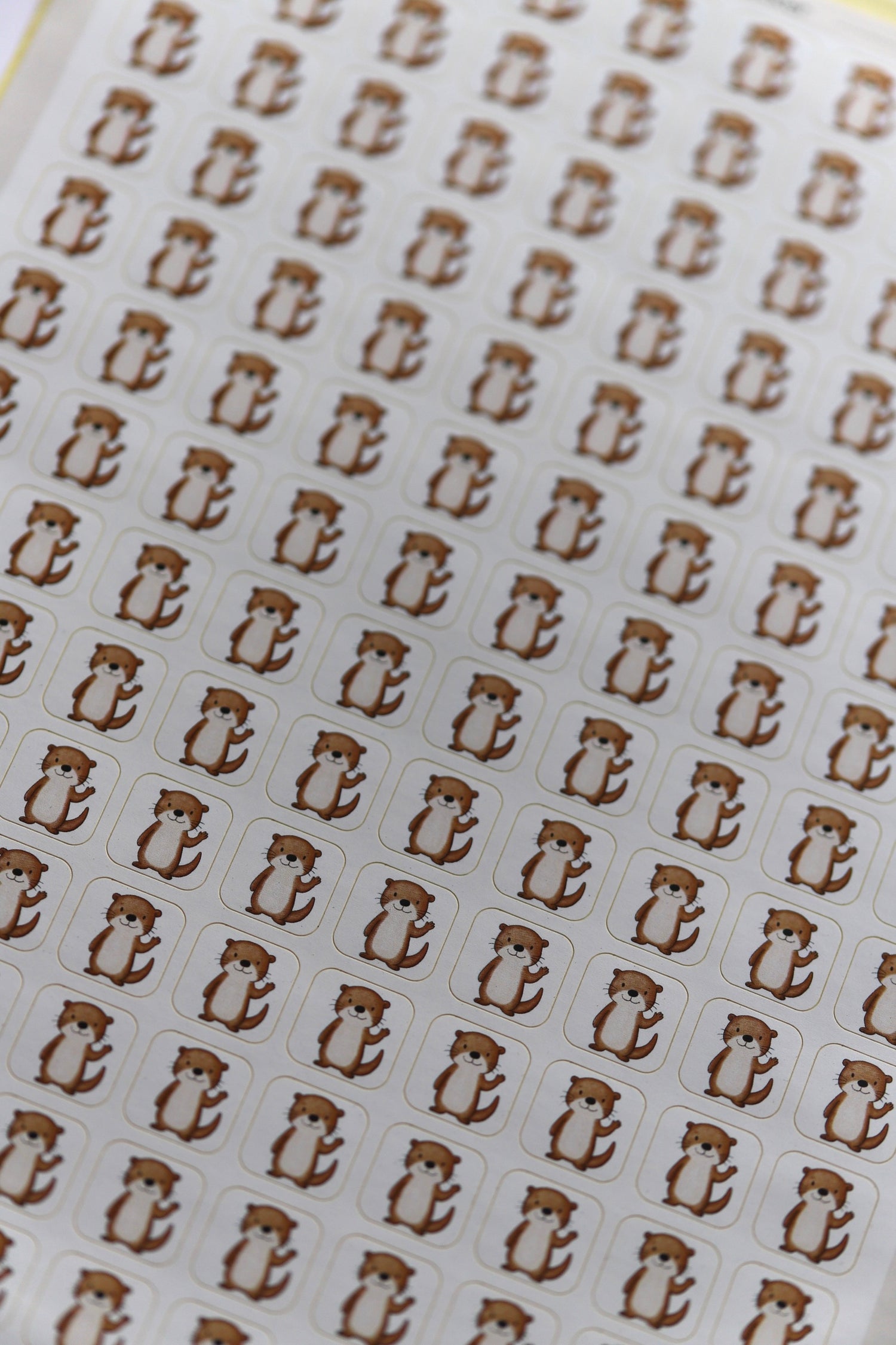 Stickerbogen Otter