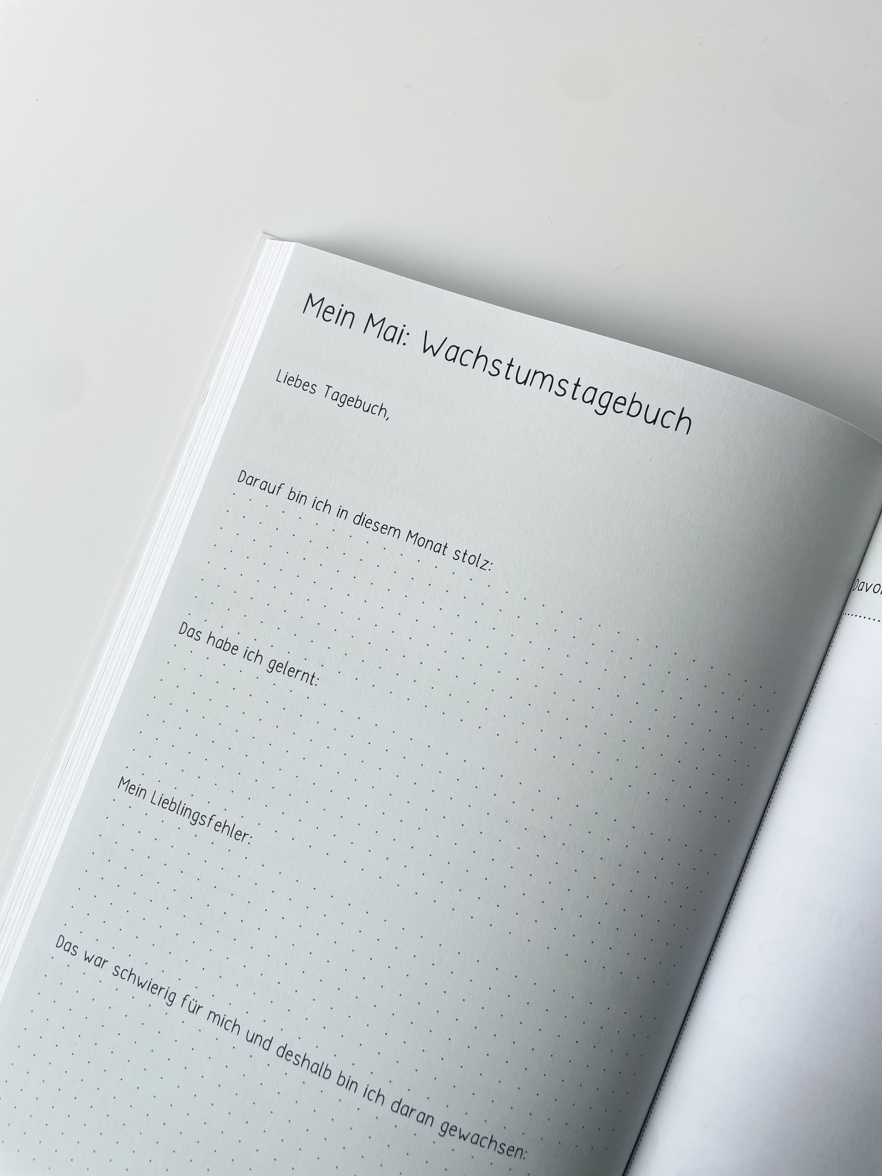 Wachstumstagebuch Schuljahr 2025/26 - DieGrundschulkiste X misserena