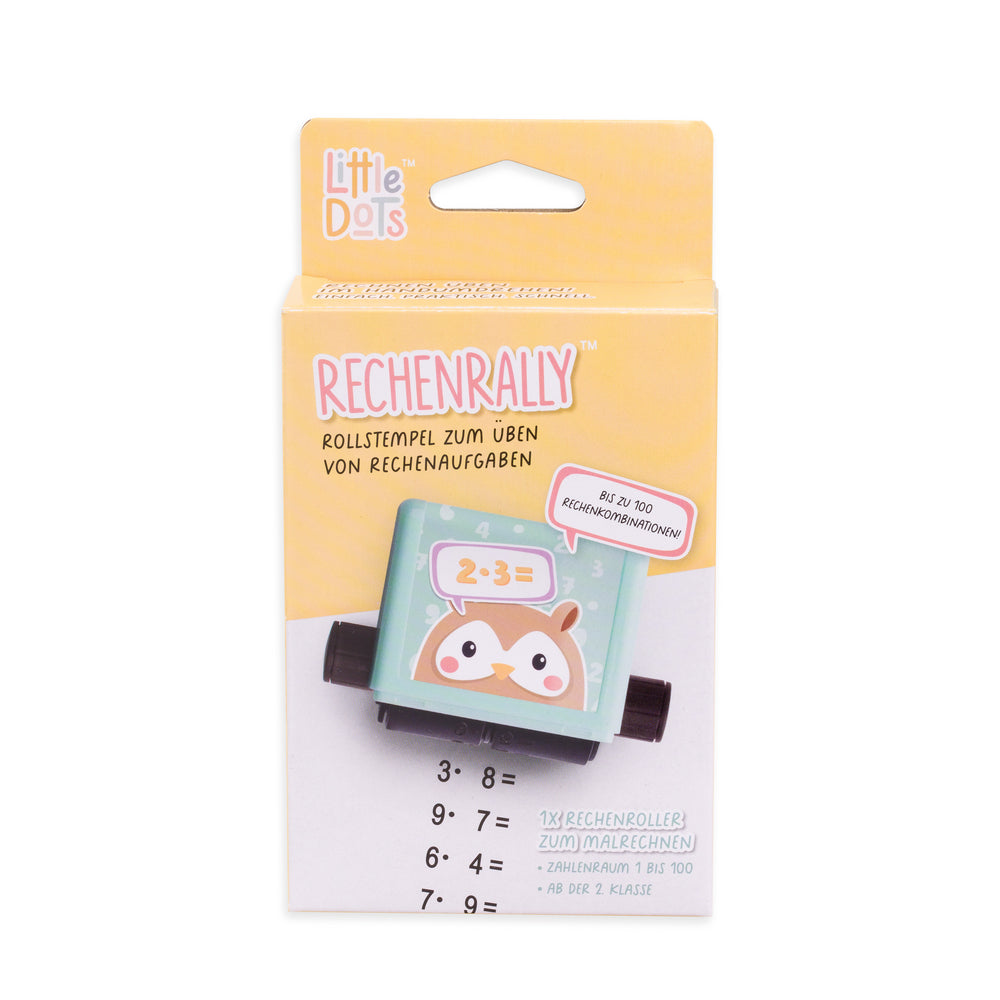 Rollstempel Rechenrally zum Malrechnen ab Klasse 2