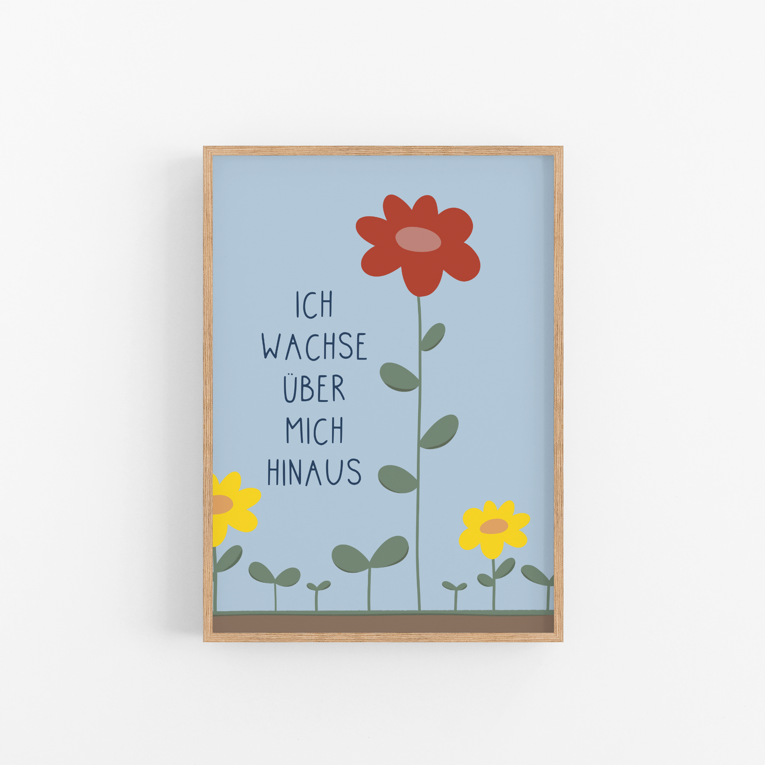 Poster 02 "Ich wachse über mich hinaus" Mutmachposter A3 - DieGrundschulkiste X misserena