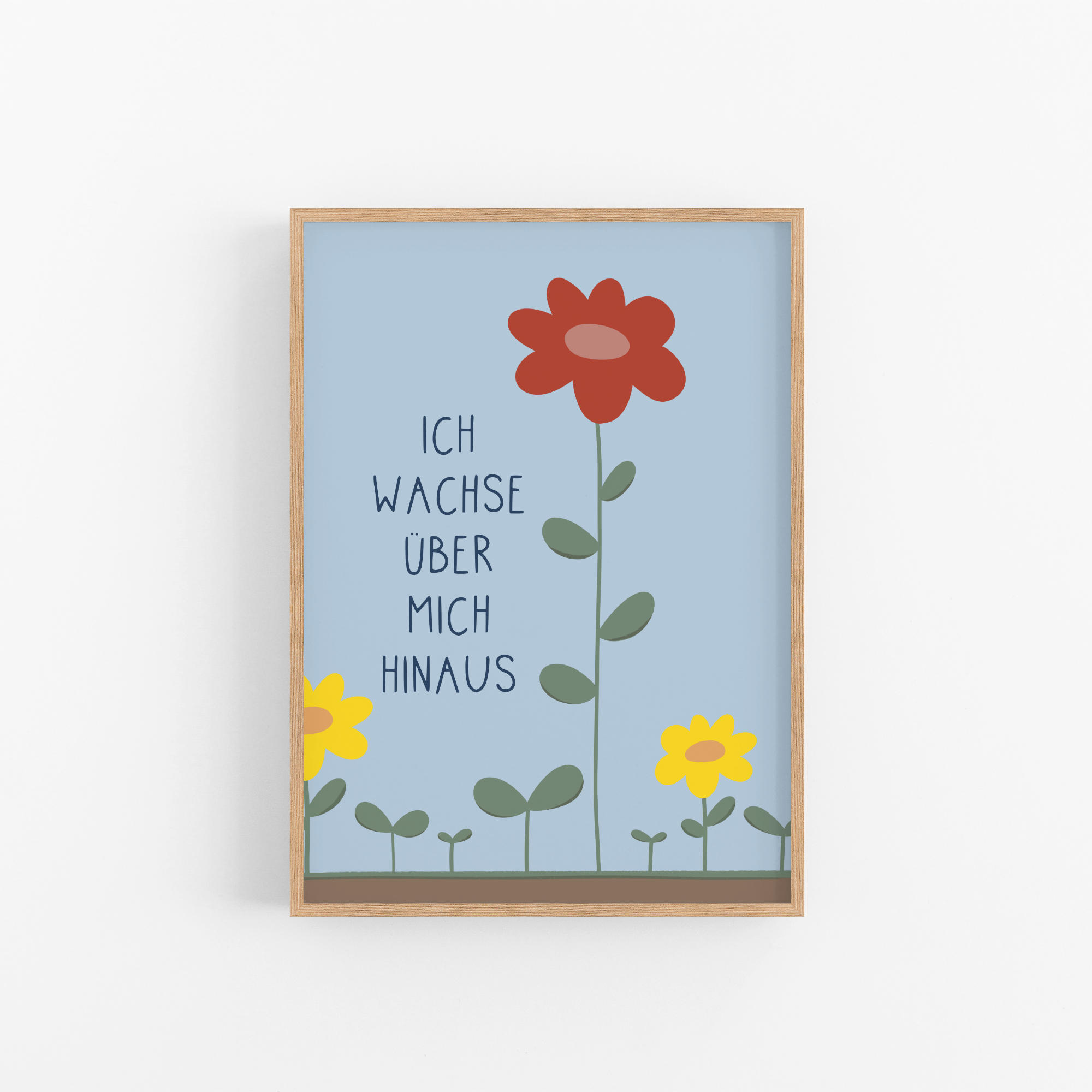 Poster 02 "Ich wachse über mich hinaus" Mutmachposter A3 - DieGrundschulkiste X misserena