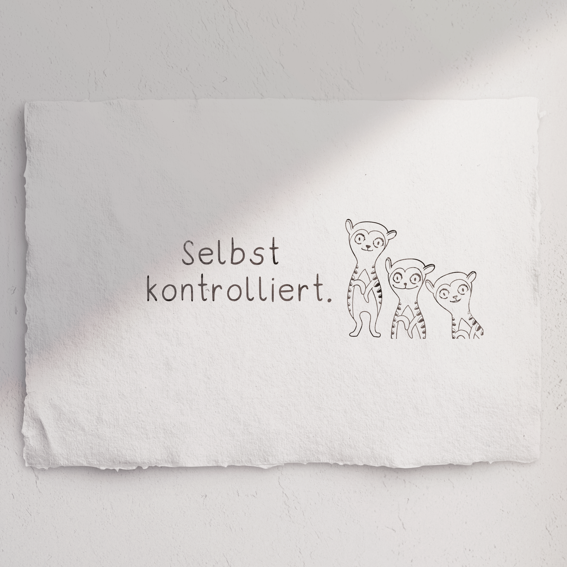 Stempel Erdmännchen &