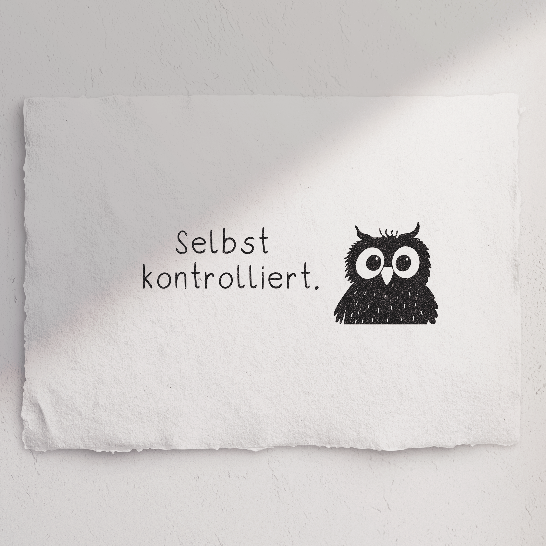 Stempel Eule dunkel &