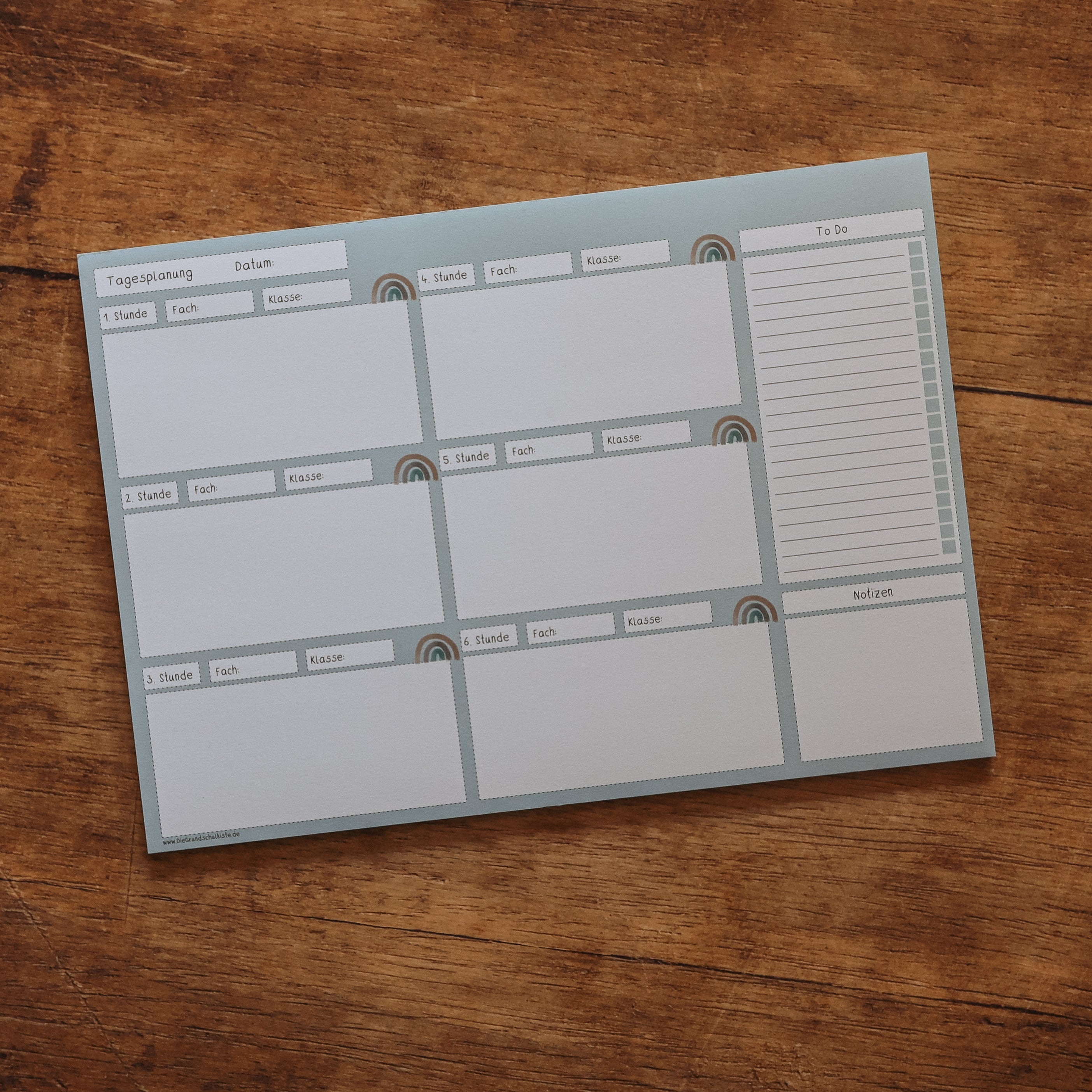 Block A4 Tagesplanung