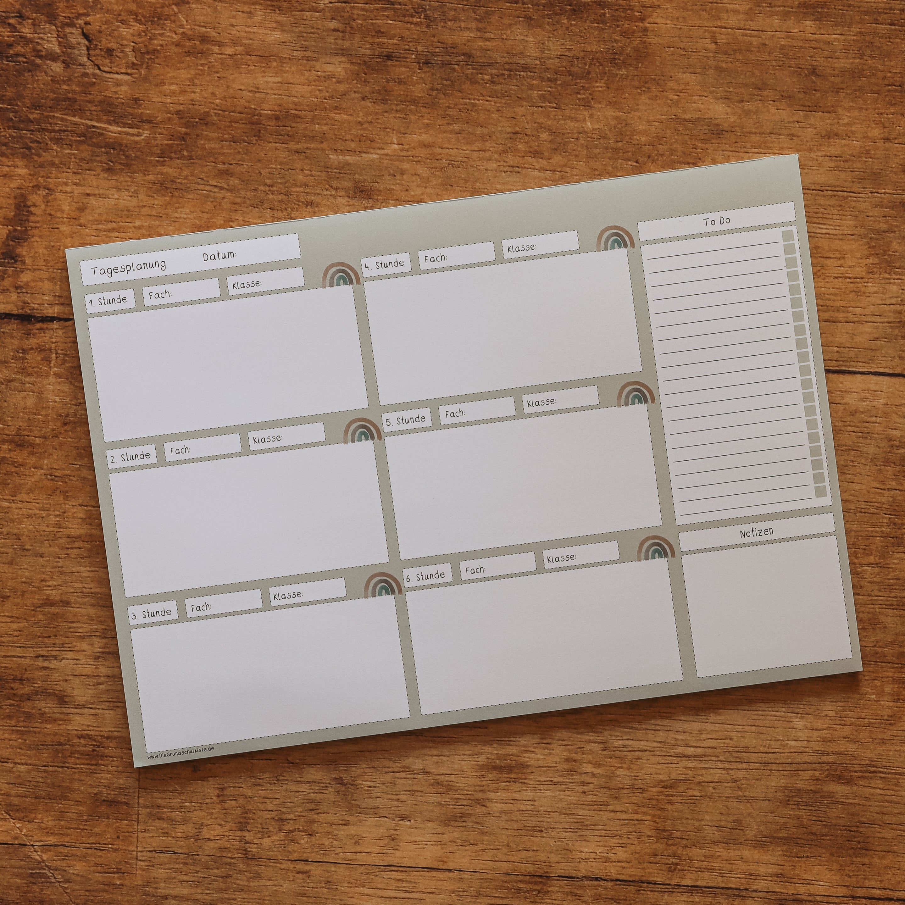 Block A4 Tagesplanung