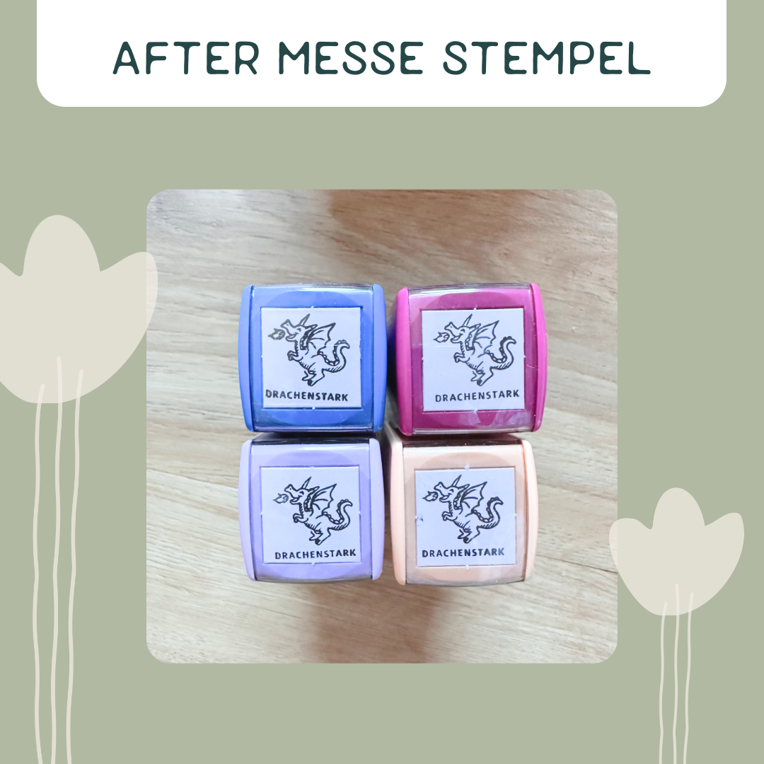 AFTER MESSE ANGEBOT "DRACHENSTARK" Drache Stempel