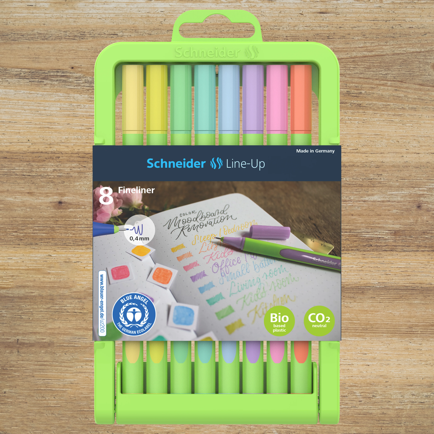 Fineliner Line-Up 8er Stiftebox - pastell