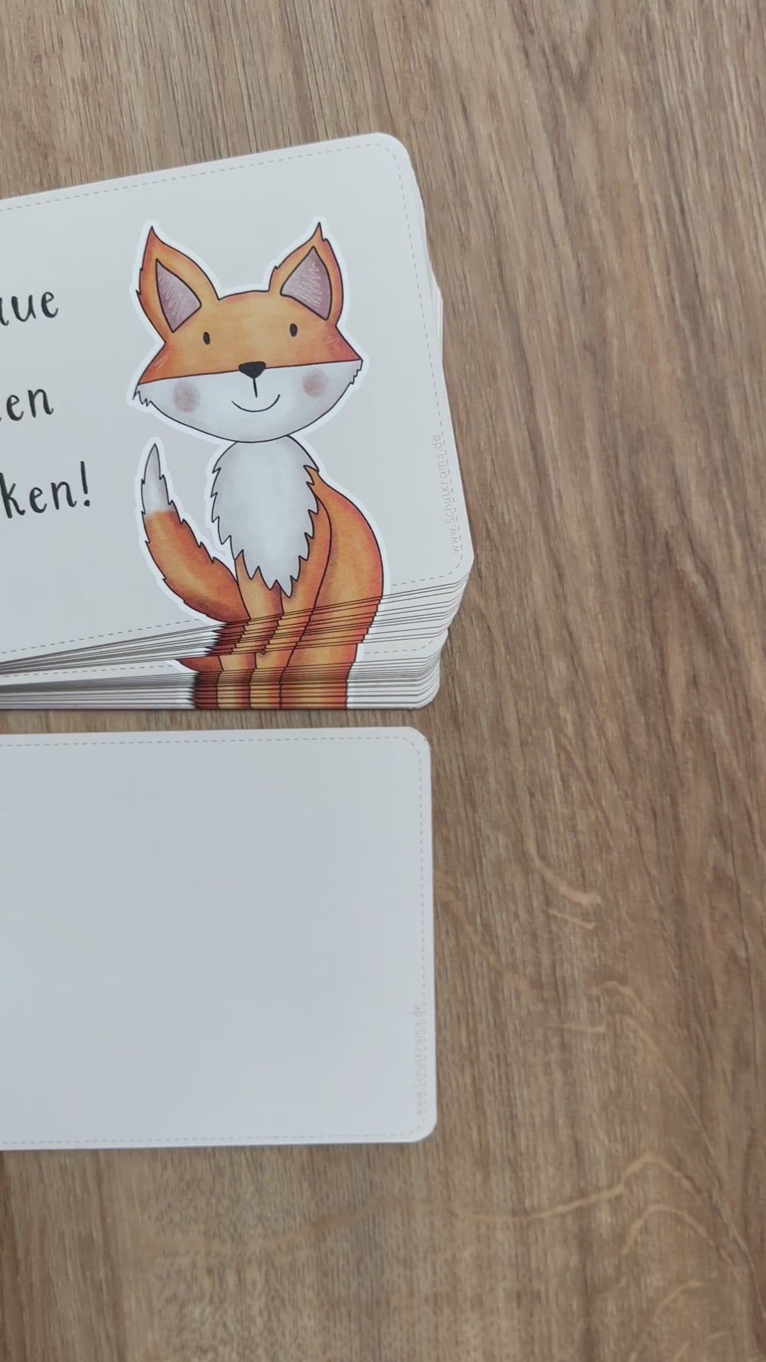 Postkarte Fuchs "Vertraue deinen Stärken!"