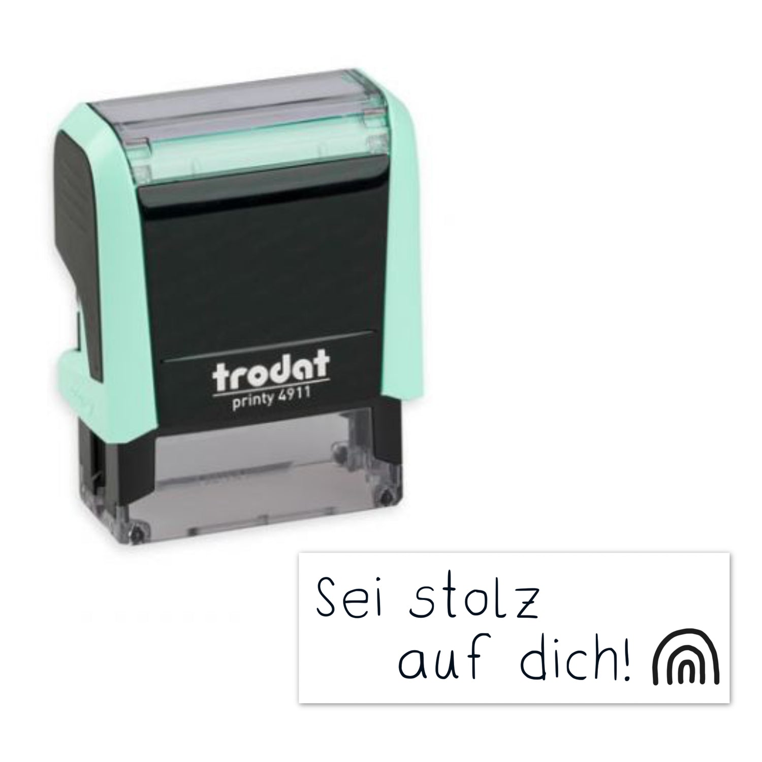 Stempelbaukasten - Ein Stempel nach deinen Wünschen (Modell 4911 - Abdruckfläche 37 x 14mm)