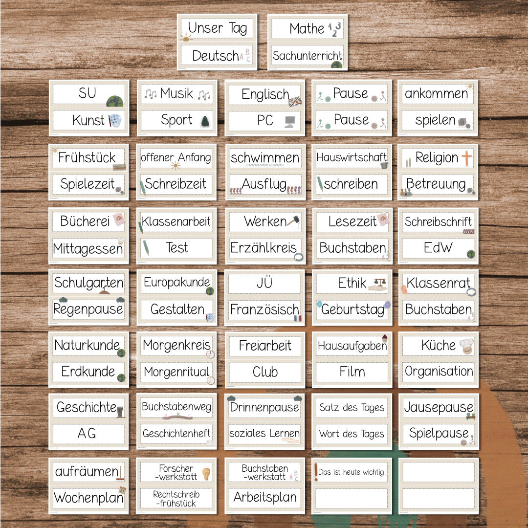 Tagestransparenz - Boho