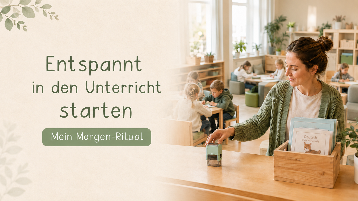 Entspannt in den Unterricht starten – mein Morgen-Ritual