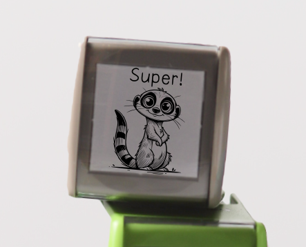 Stempel Erdmännchen - Schulstempel