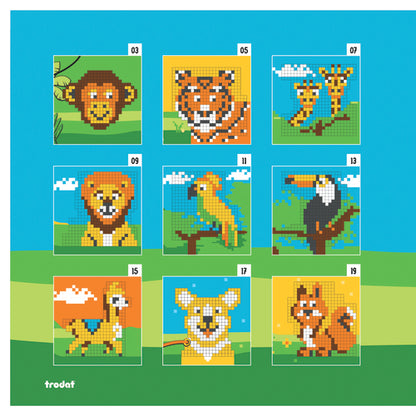 PIXEL STAMP Tiere