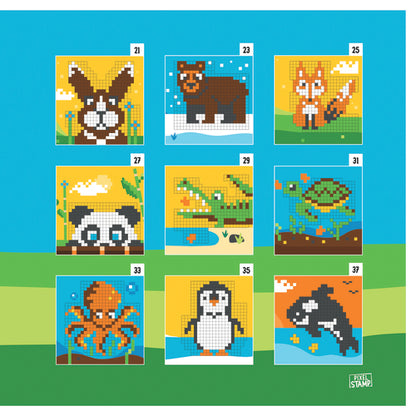 PIXEL STAMP Tiere