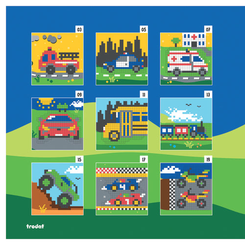 PIXEL STAMP Fahrzeuge