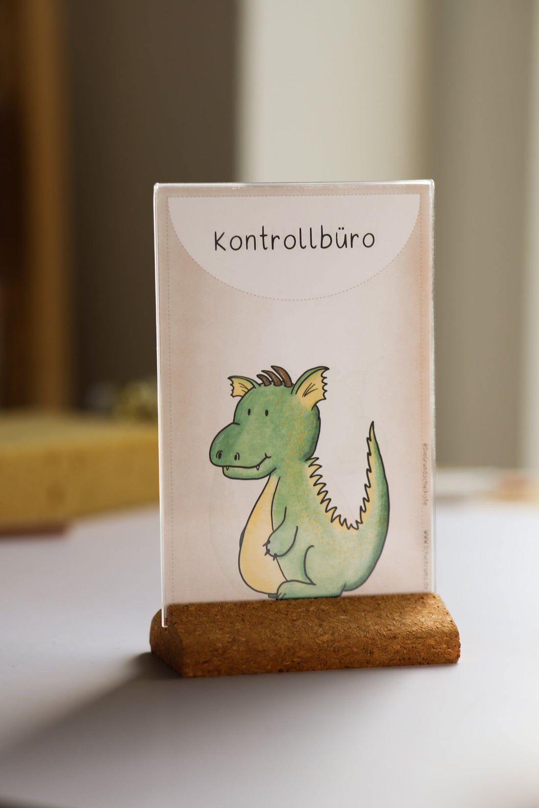 🎁 Kontrollbüro Karte Aufsteller Drache (gratis Geschenk)