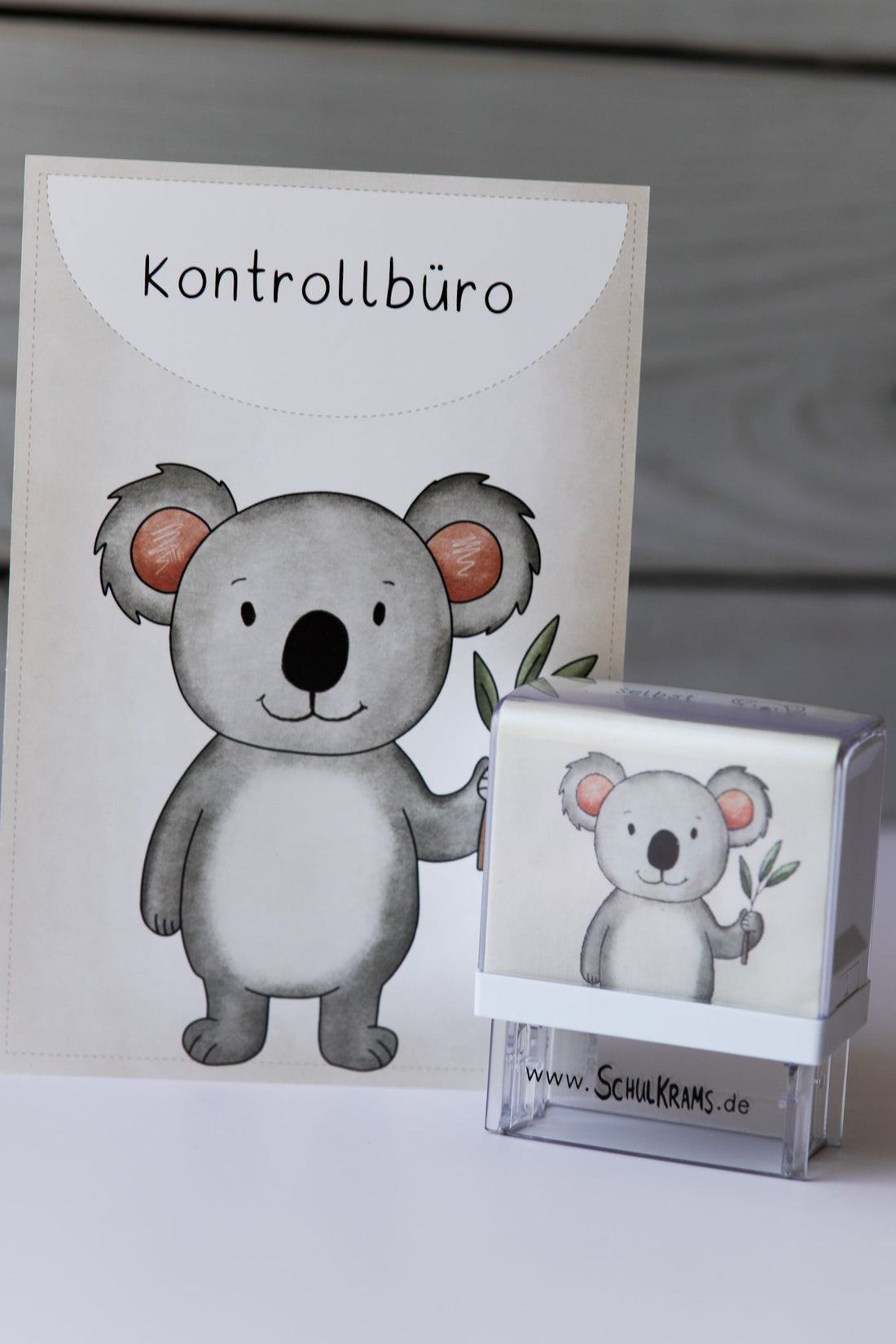 🎁 Kontrollbüro Karte Aufsteller Koala (gratis Geschenk)