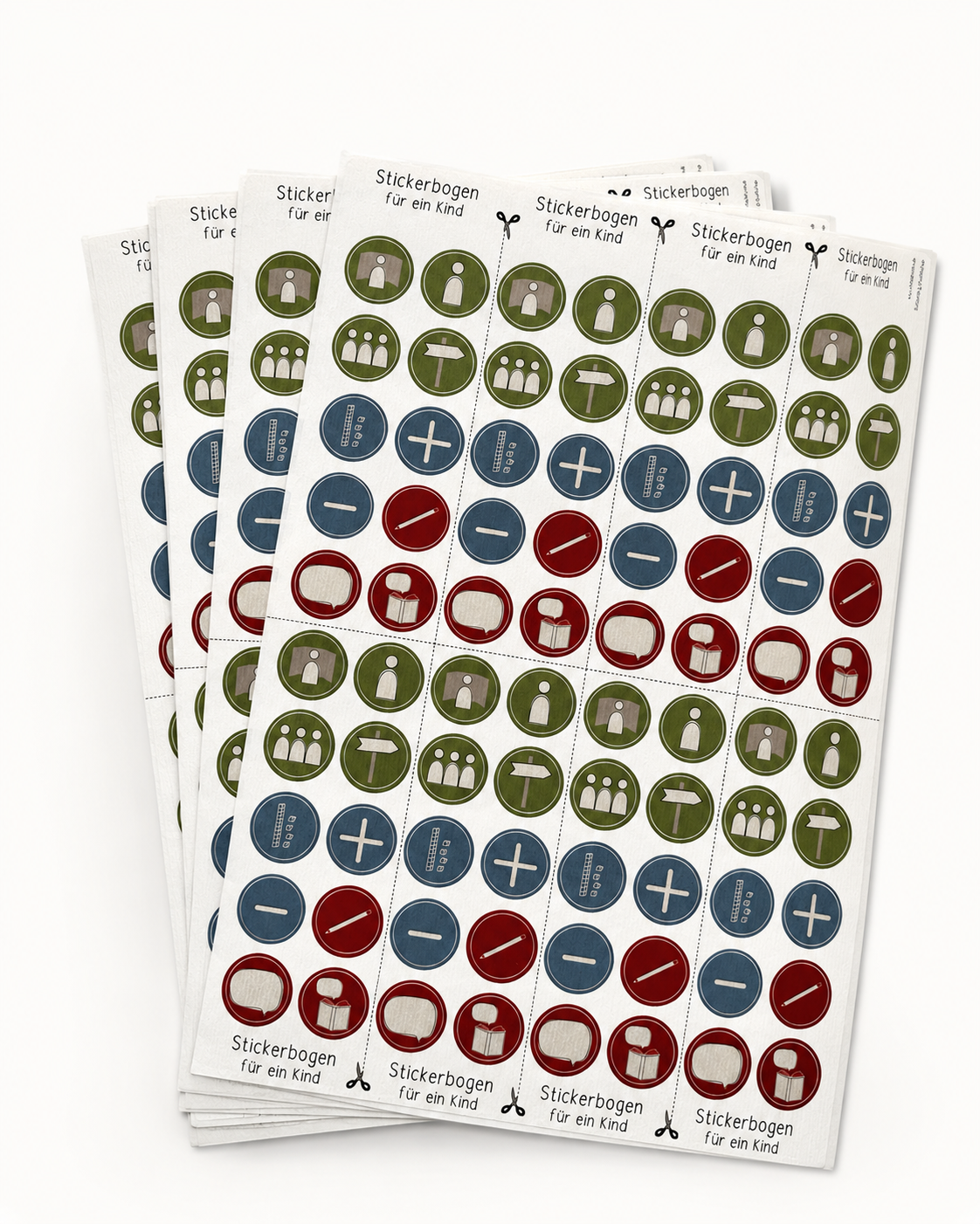 Sticker Lernentwicklungsgespräche LEGs Klasse 1/2 (8 Bögen)