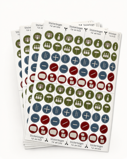 Sticker Lernentwicklungsgespräche LEGs Klasse 1/2 (8 Bögen)