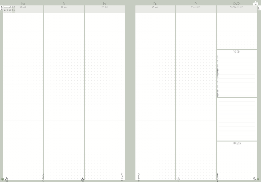 COMING SOON (KW 26-28): offene Fadenheftung Schulplaner - Schuljahr 2025/2026 DIN A4
