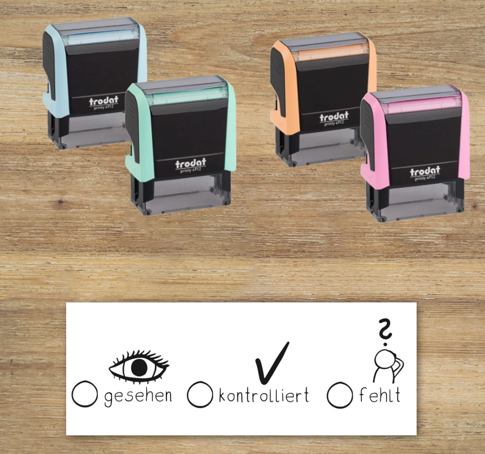 Stempel - Modell 4912 (47 x 18mm)