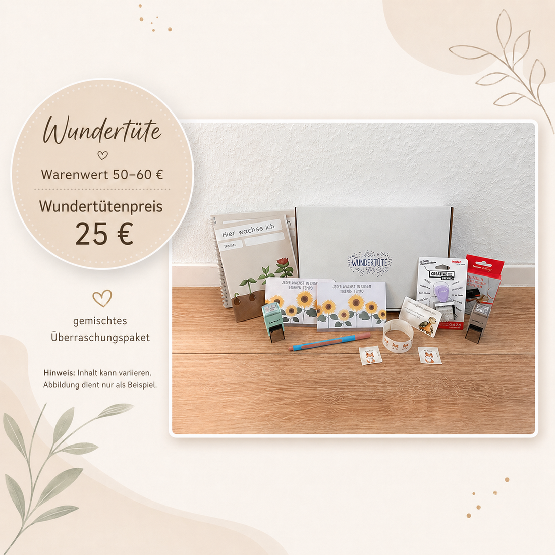 Wundertüte im Wert von 50€ -60€