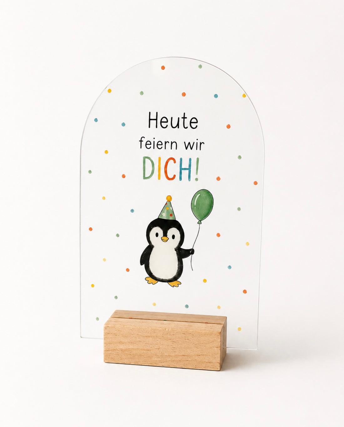 Geburtstags-Aufsteller „Heute feiern wir DICH!“ – Klassenzimmer-Deko für den Geburtstagstisch
