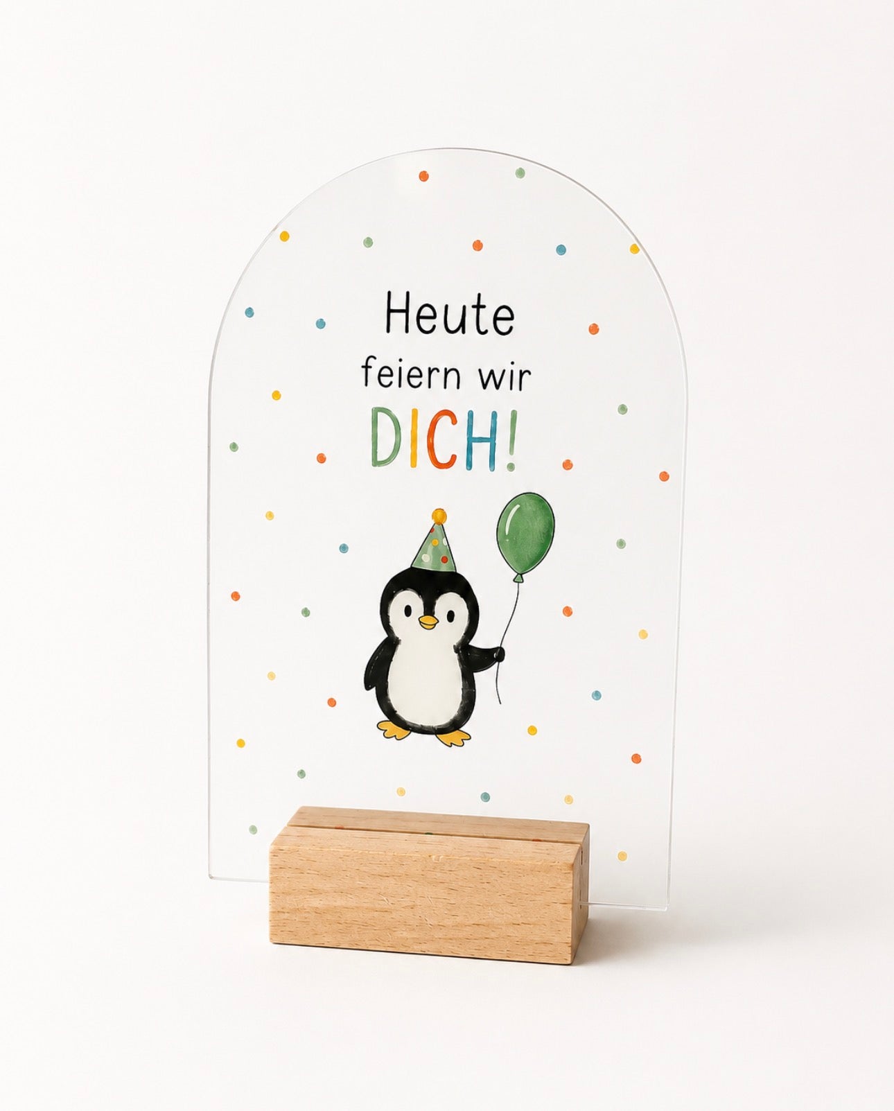 Geburtstags-Aufsteller „Heute feiern wir DICH!“ – Klassenzimmer-Deko für den Geburtstagstisch