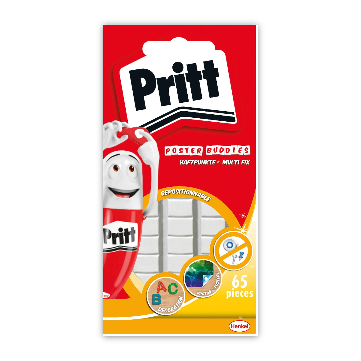 Pritt Poster Buddies Haftpunkte- Multi Fix