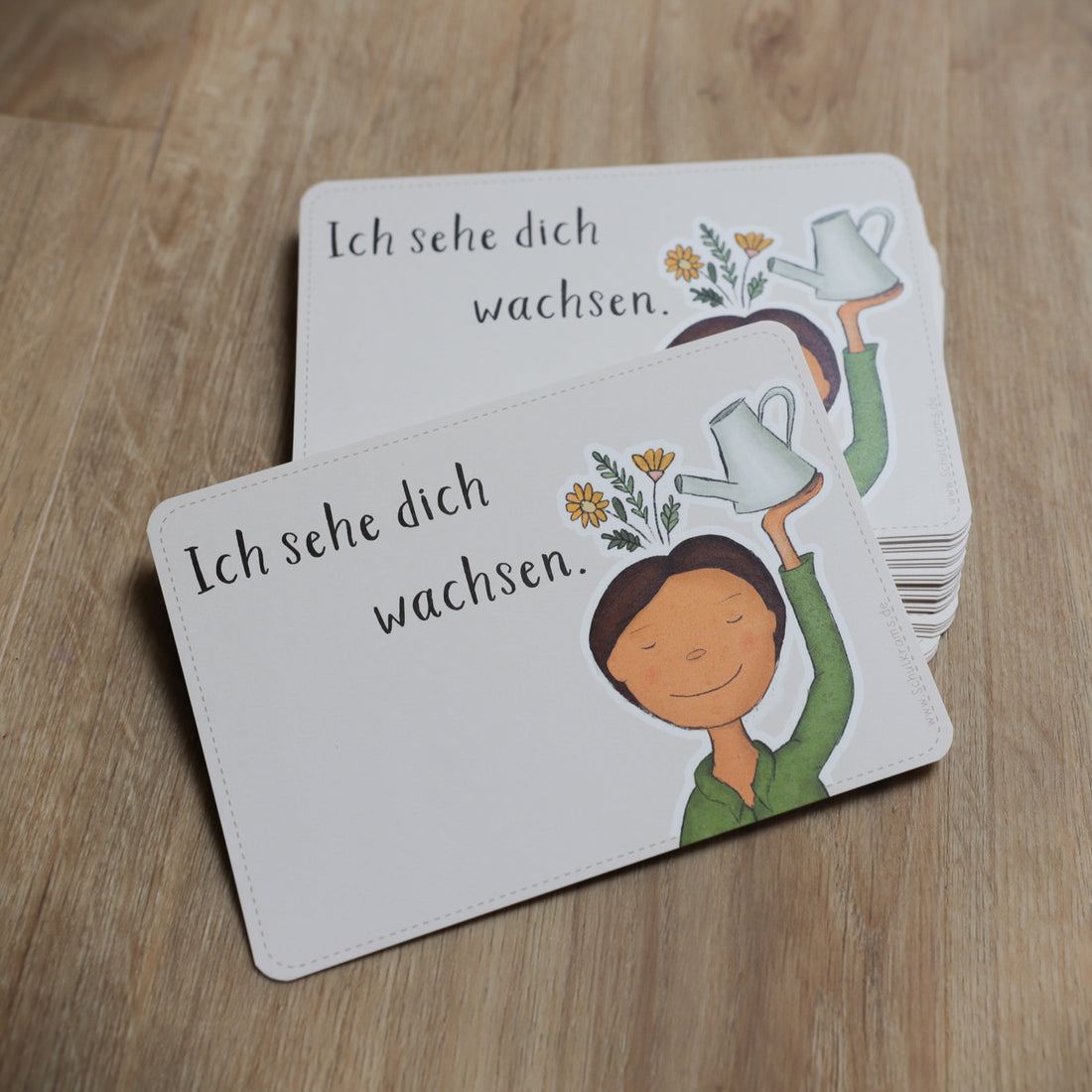 Postkarte Growth Mindset &quot;Ich sehe dich wachsen.&quot;