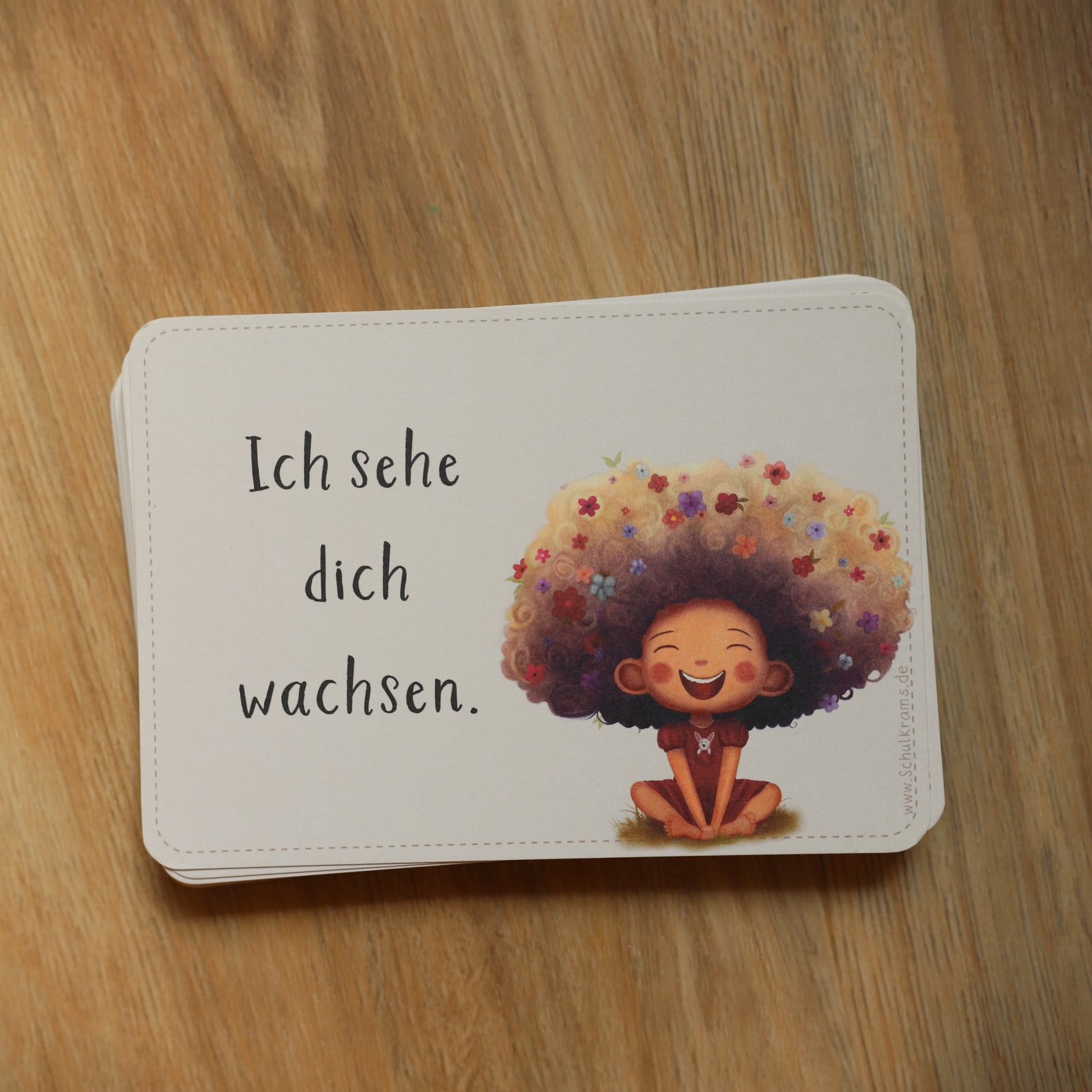 Postkarte Growth Mindset &quot;Ich sehe dich wachsen.&quot;