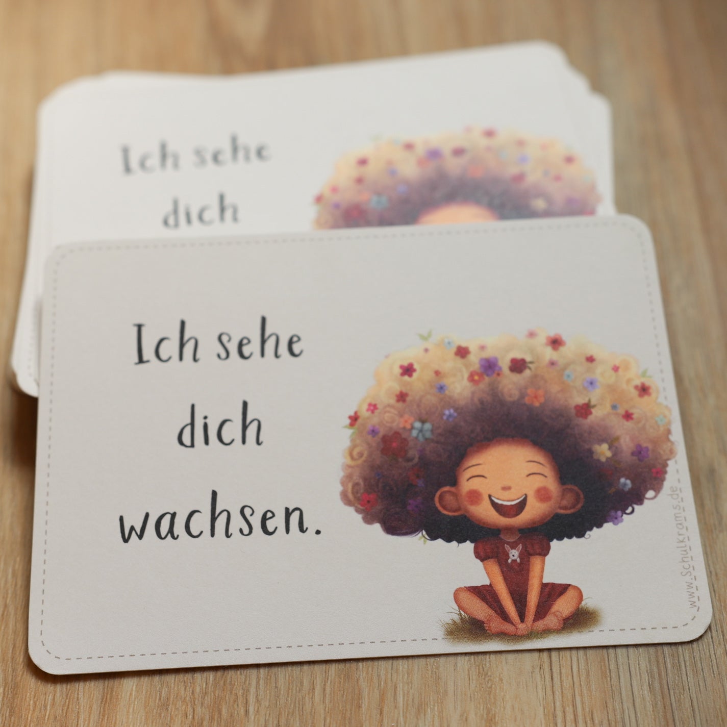 Postkarte Growth Mindset &quot;Ich sehe dich wachsen.&quot;