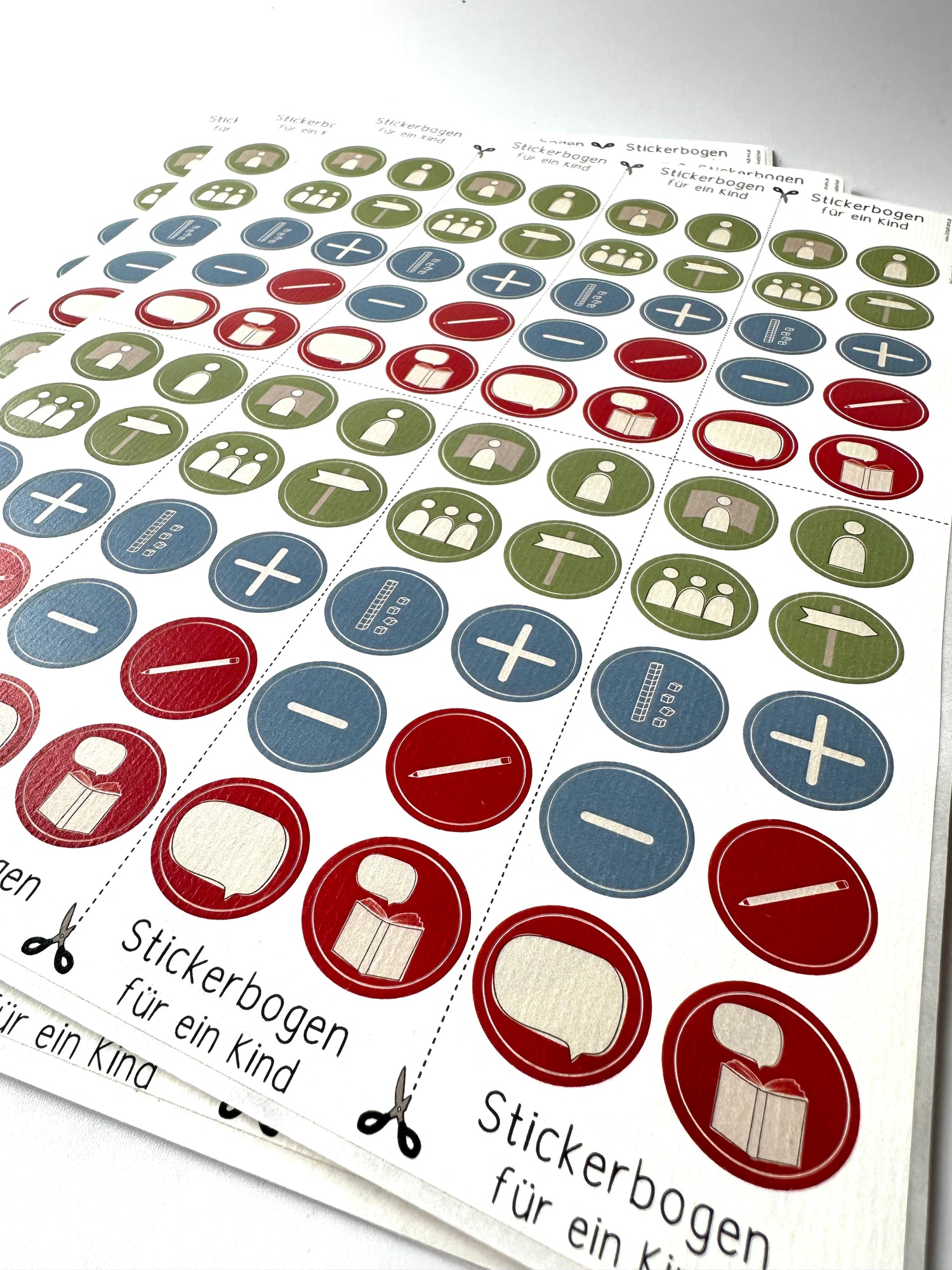 Sticker Lernentwicklungsgespräche LEGs Klasse 1/2 (8 Bögen)