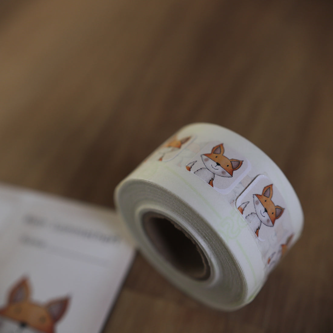 B-Ware: Klassensatz Sammelheft Fuchs (30 Stück) mit Fuchssticker-Rolle (500 Sticker)