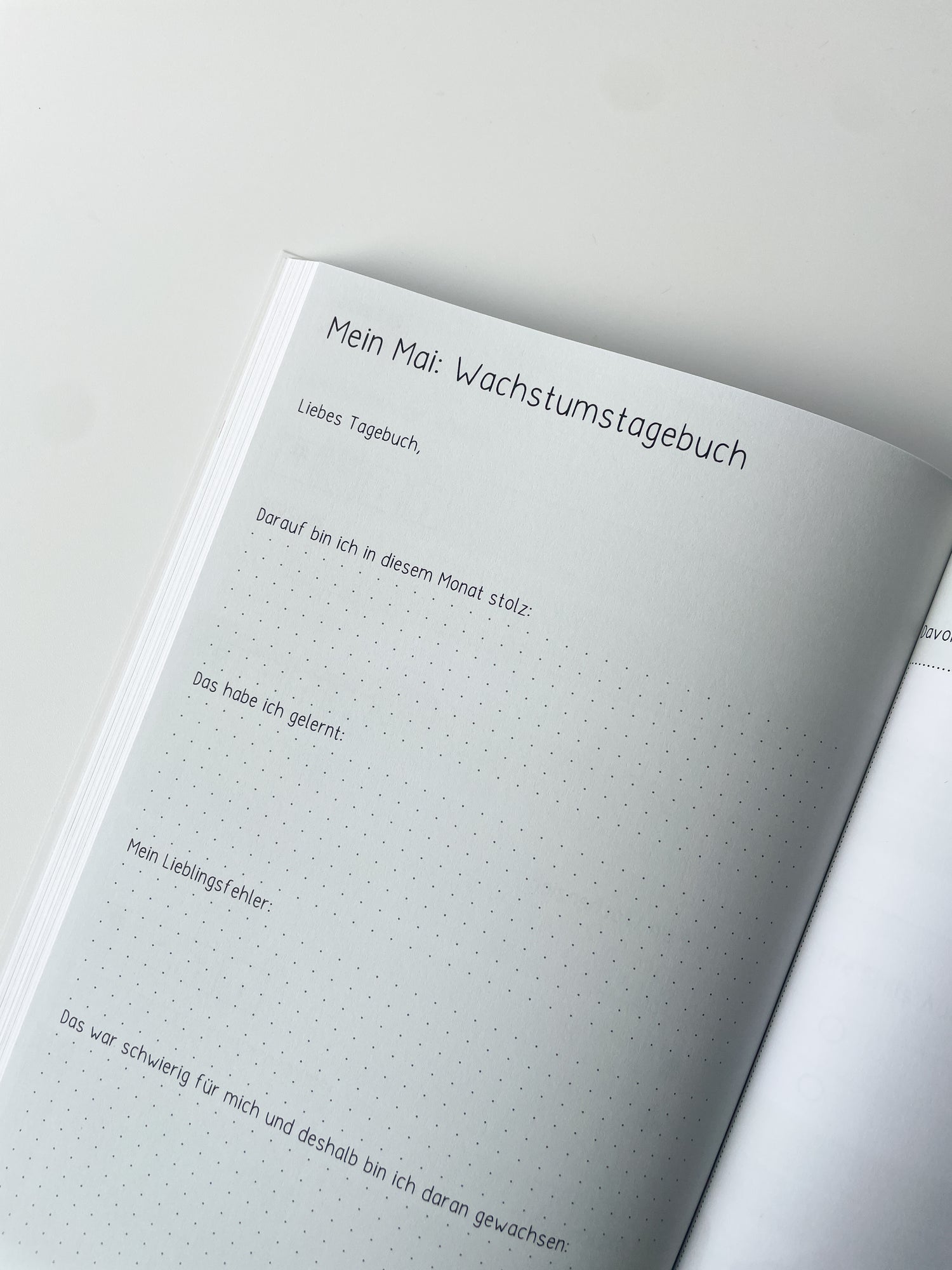 Wachstumstagebuch Schuljahr 2025/26 - DieGrundschulkiste X misserena