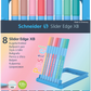 Kugelschreiber Slider Edge XB 8er Stiftebox - pastell